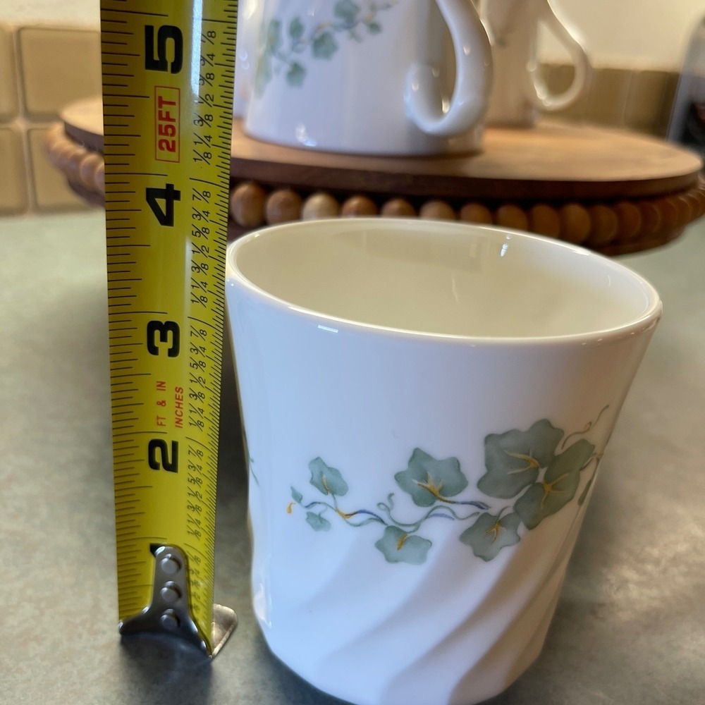 Corelle Callaway Ivy on White Swirled Mug (1) - Picture 6 of 6